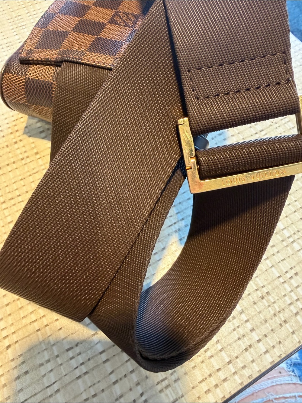 24HRS‼️Louis Vuitton Damier Ebene Geronimo Sling Bag *EXCELLENT CONDITION* - Picture 13 of 15